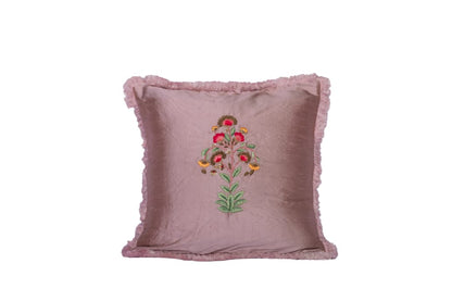 silk Hand Embroidered cushion