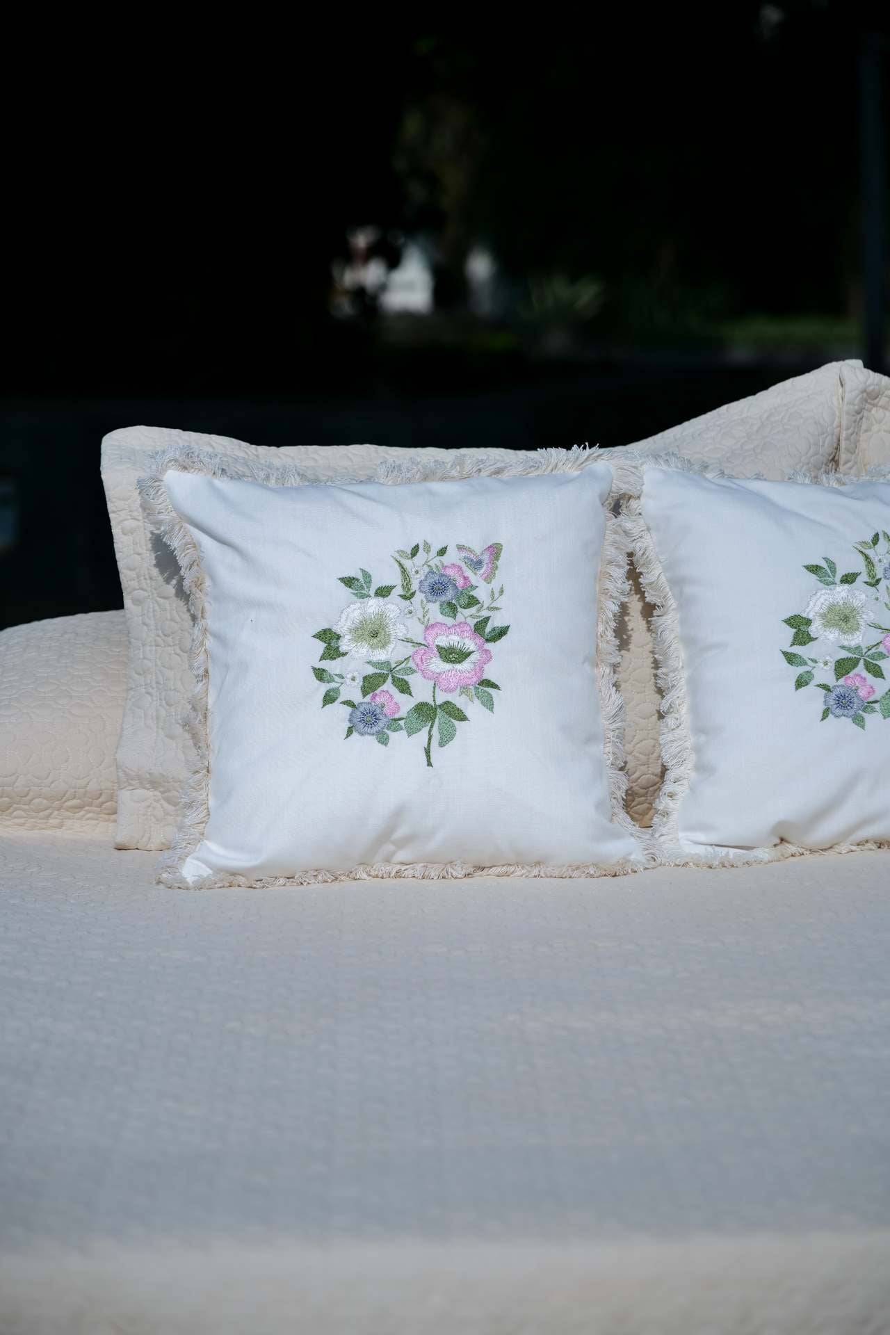 Hand Embroidered Cushion