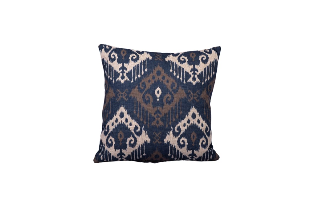 ikat cushion