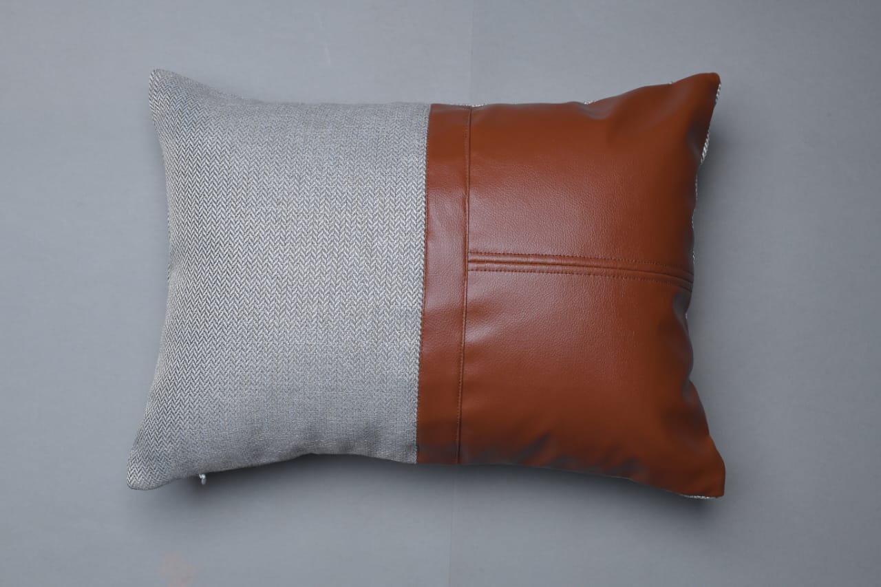 Leather cushion