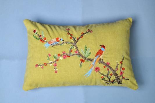 Hand Embroidered Cushion