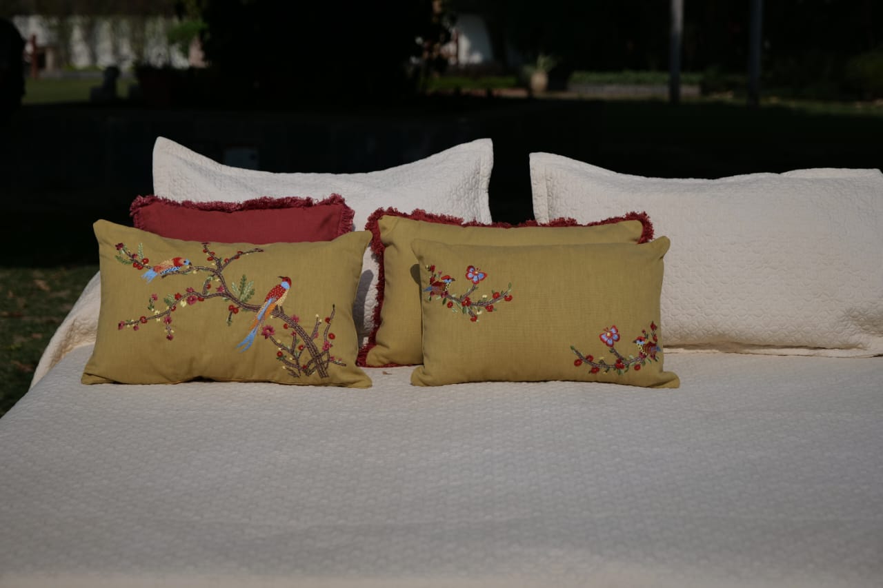 Embroidered Cushion