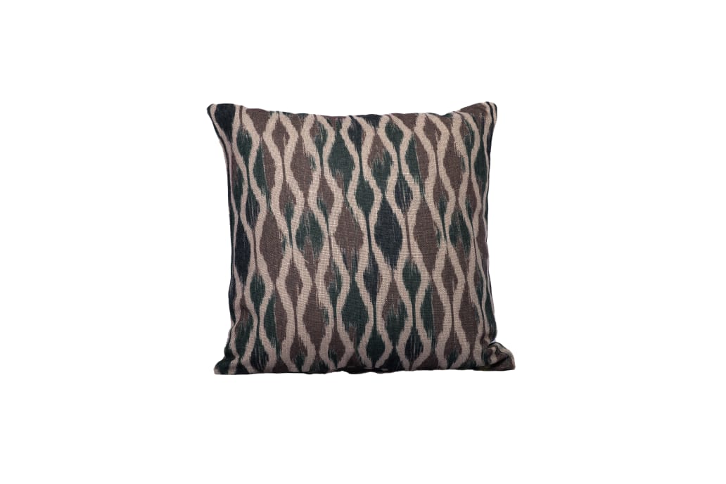 ikat cushion